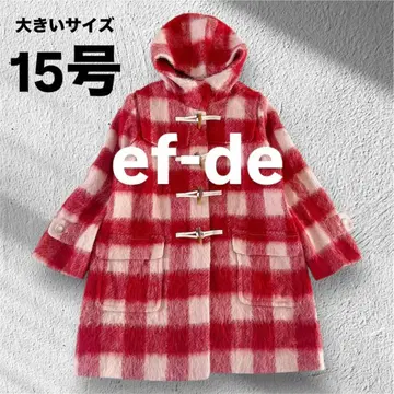 3 [새상품급] 에프데 빅 사이즈 15호 모헤어알파카 혼방 더플 코트