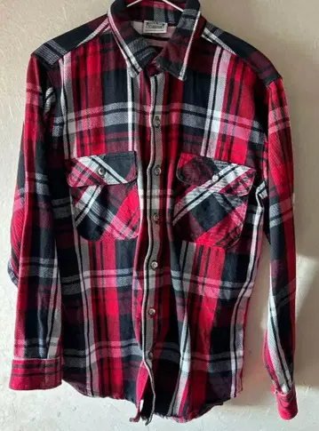 파이브 브라더 체크 무늬 플란넬 셔츠