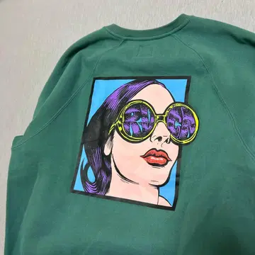 RVCA 그린 트레이닝복 M