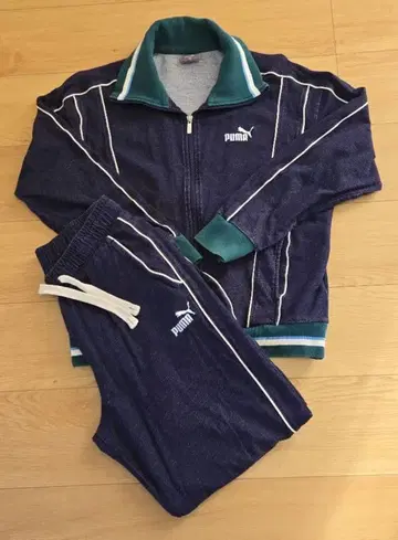 PUMA 저지 세트 네이비/그린