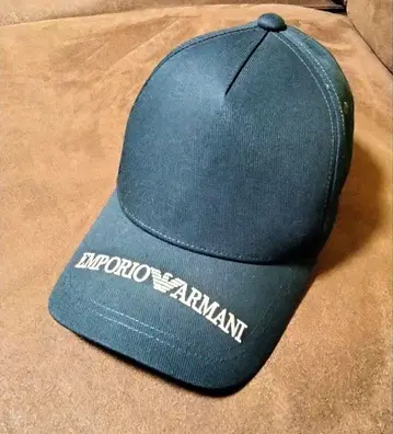 EMPORIO ARMANI 로고 자수 캡