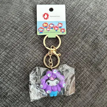 산리오 미야쿠미야쿠 입체 마스코트 키링 쿠로미