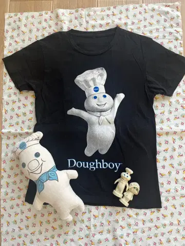 Doughboy 티셔츠 봉제 인형 솔소&페퍼