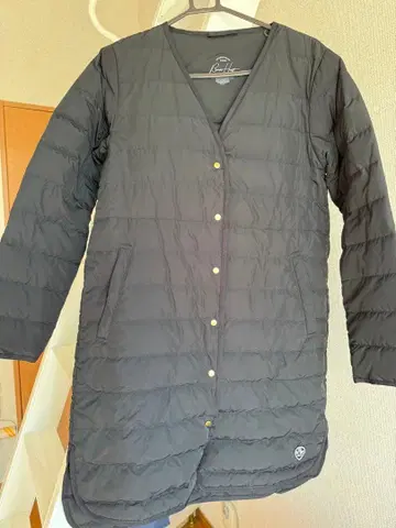 BEAMS HEART 블랙 다운 자켓 M