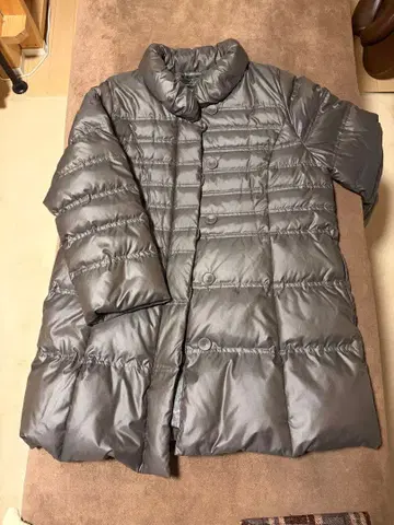 레리안 브라운 그레이 다운 코트