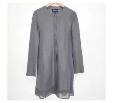 [ 새상품급 ] 엠포리오 아르마니 노카라 그레이 자켓