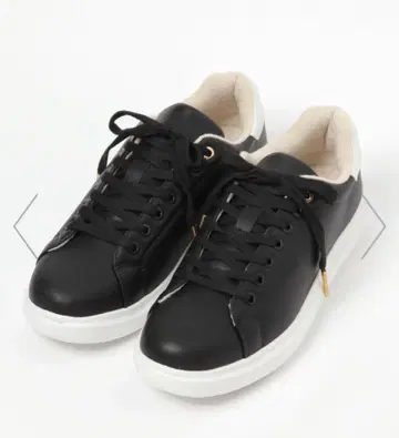 GLOBAL WORK 에어카루 코트 스니커즈 블랙 24.0~24.5