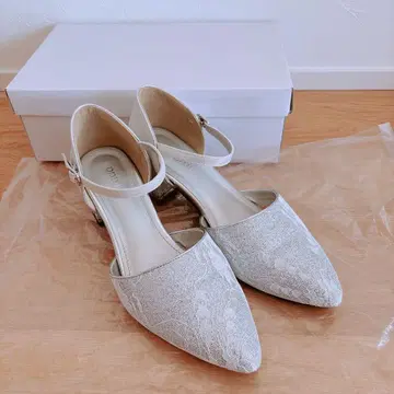 청키힐 라메 펌프스