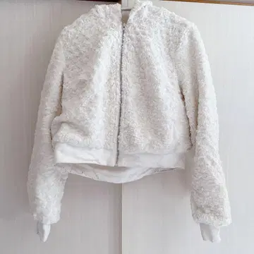 FOREVER 21 플리스 크롭 자켓 04024