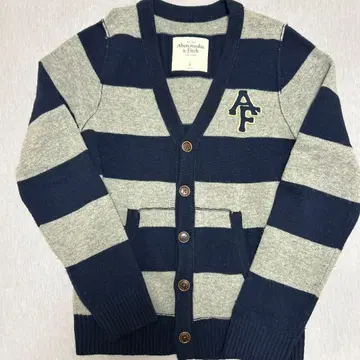 Abercrombie & Fitch 가디건 L 사이즈 네이비/그레이
