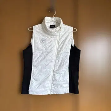 화이트 & 블랙 여성용 베스트