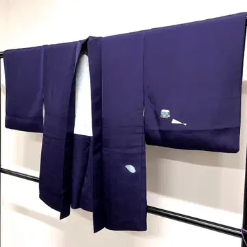 겉옷 금채 향로 꽃병 깃펜 비사문갑 네이비 컬러 기모노 113tz