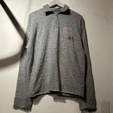 일본제 45rpm 서리 내린 그레이 하프 지퍼 맨투맨 2