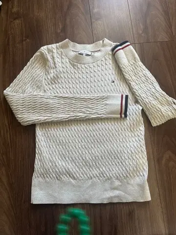 Tommy 니트 스웨터 여성용 거의 새상품 2회 착용 XXXS, 일본 M