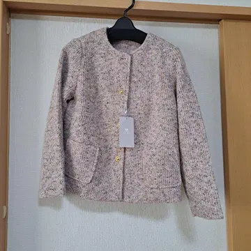 노카라 자켓 M 핑크 계열