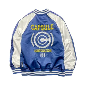 드래곤볼 Z 스카잔 캡슐 코퍼레이션 자수 남성용 M 네이비