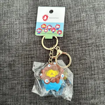 먀쿠먀쿠 입체 마스코트 키링 파스텔 폼폼푸딩