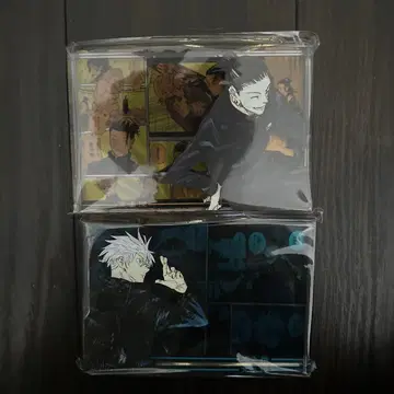 주술회전 고죠 사토루 게토 스구루 벌스데이 아크릴 블록 점프샵