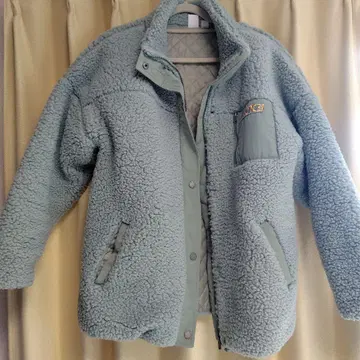 ROXY 보아 자켓 코트 민트 그린 XL