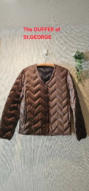 The DUFFER of St.GEORGE 브라운 다운 자켓