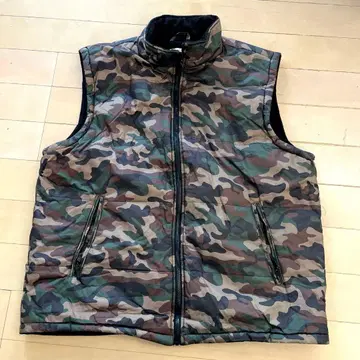 빅 사이즈! PRO CLUB 카모 패턴 베스트 2XL 프로클럽