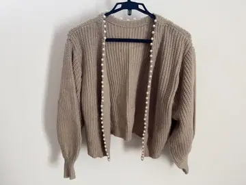 wcloset 베이지 펄 가디건 FREE