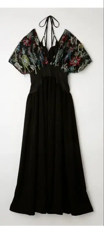 Floating flower lace blooming dress