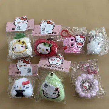 헬로키티 키링 7개 세트