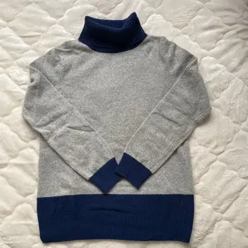 쿠미쿄쿠 캐시미어 터틀 니트