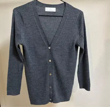 [ used ] GALLARDAGALANTE 다크 그레이 가디건