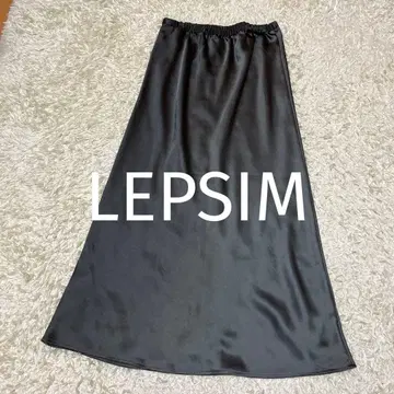LEPSIM 렙심 새틴 롱 머메이드 스커트