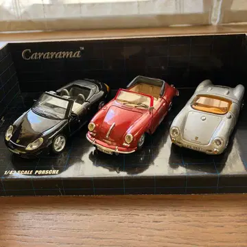 Cararama 1/43 포르쉐 미니카 3대 세트