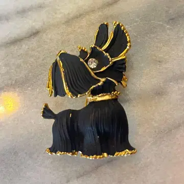 새상품급 귀여운! Vintage 스코티시 테리어 브로치