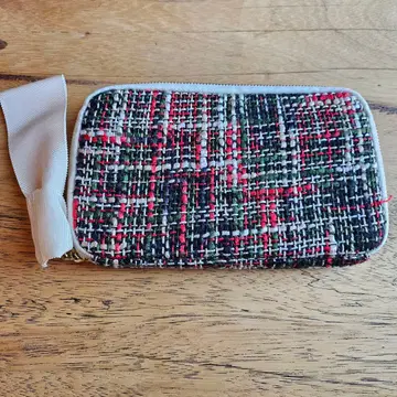 히키다시 파우치 언니 트위드 파우치