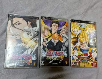 psp BLEACH 드래곤볼 소프트 카세트 세트