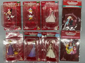 디즈니 크리스마스 오너먼트 복권 프린세스 6점 세트 & 오너먼트 2점