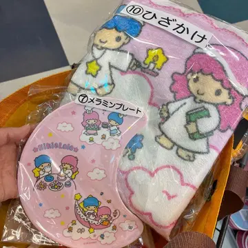 키키라라 뽑기 담요 멜라민 플레이트 세트