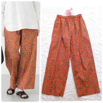 [ 컨디션 최상 ] 카구레 24ss 데보 프린트 코튼 팬츠 올 패턴