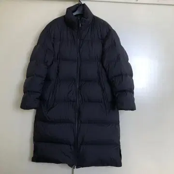 롱 다운 코트 블랙