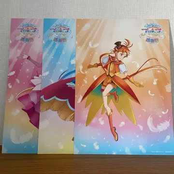 히로걸 스카이! 프리큐어 감사제 블루레이 특전 비주얼 시트 3매 세트 1