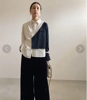 새상품급 아메리 AMERI JACKET DOCKING SHIRT