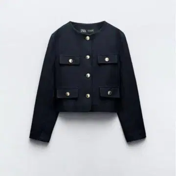 ZARA 쇼트 트위드 자켓 S