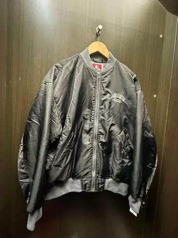 BEN DAVIS 바시티 자켓 블랙