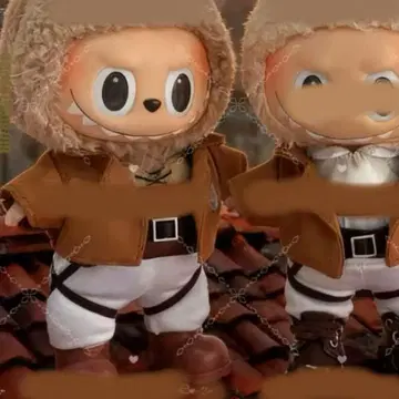 새상품 라부부 labubu 엘렌 옷 갈아입기 의류 진격의 거인