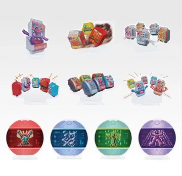 [ 10종 세트 ] 제일복권 가면라이더 젝츠 F상 아크릴 스탠드