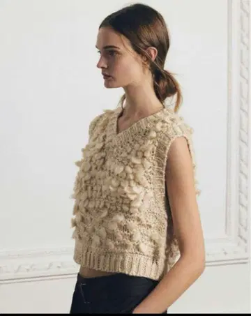 ZARA 구조 니트 베스트