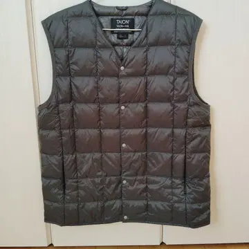 TAION-001 V넥 이너 베스트 M 다크 차콜