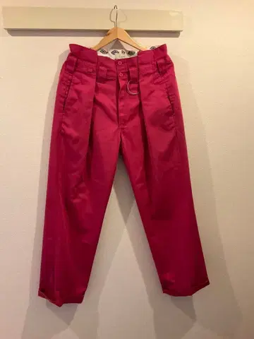 JieDa x Dickies REMAKE TUCK SLACKS PINK