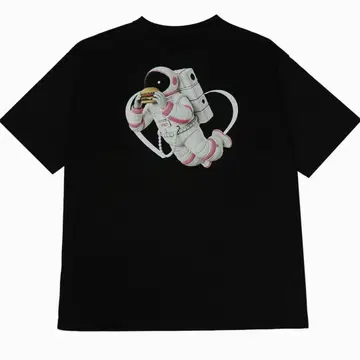이와하시 겐키 Space Burger T-Shirt (Black)