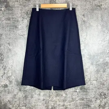 질샌더 네이비 울 스커트 이탈리아제